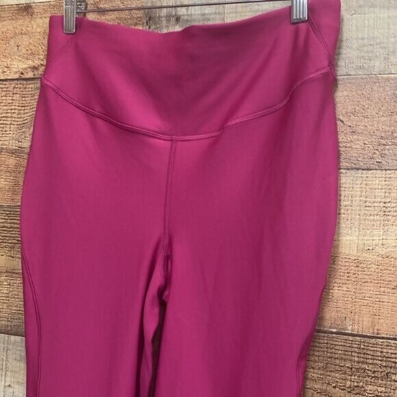 Lululemon Base Pace High-Rise Fleece Tight Leggings 28" Wild Berry Hot Pink 10 - Picture 3 of 8